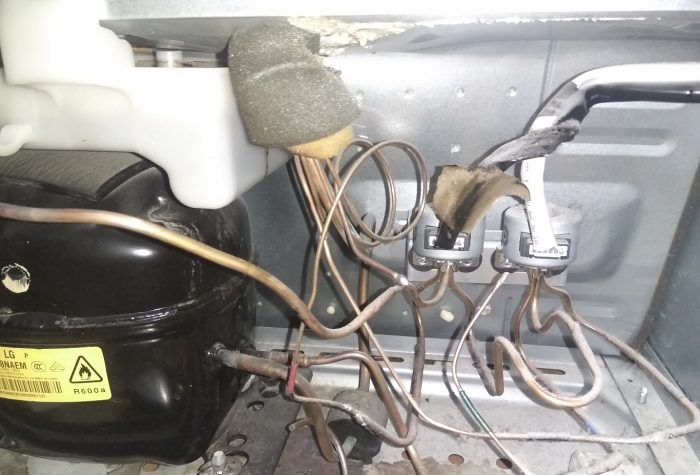 Ремонт импульсного клапана холодильника LG