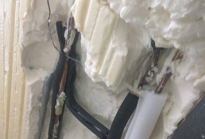 Ремонт промерзания стенки холодильника LG